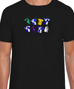 Bristol Rovers Retro Kits Black T-Shirt Classic Kits