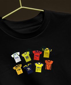 Oxford Utd Retro Kits Black T-Shirt Classic Kits - Image 3