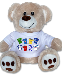 Stockport County Retro Shirt Classic Kits Teddy Bear
