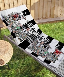 Newcastle League Cup Winners 2025 Beach Towel Design 2
