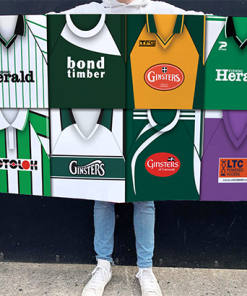 Plymouth Argyle Retro Kit Montage Football Flag High Quality Classic Kits