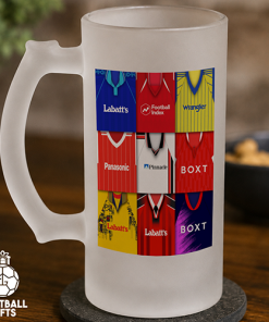 Forest Retro Shirt Montage Frosted Beer Glass Classic Kits Nottingham