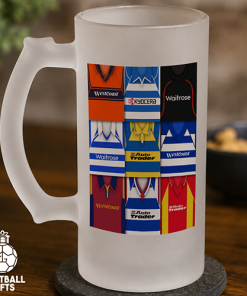 Reading Retro Shirt Montage Frosted Beer Glass Classic Kits