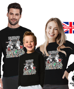 Newcastle Utd Cup Winners 2025 Jumper Black Top Design 2 Toon Army