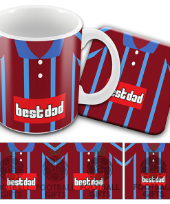 Best Dad Villa Mug & Coaster Set Retro Shirt Home 1994 Fathers Day