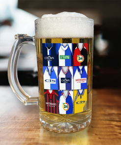 Blackburn Retro Shirt Montage Beer Glass Classic Kits