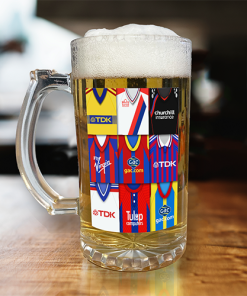 Crystal Palace Retro Shirt Montage Beer Glass Classic Kits
