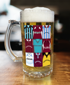 Hearts Retro Shirt Montage Beer Glass Classic Kits