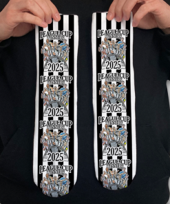Newcastle Utd Cup Winners 2025 Socks Toon Army Design 1