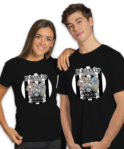 Newcastle Utd League Cup Final Winners 2025 Design 1 Black T-Shirt Tee