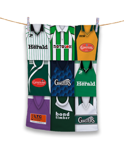 Tea Towel Plymouth Classic Kits Montage Retro Shirt Tea Towel