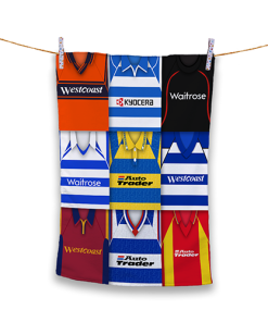 Tea Towel Reading Classic Kits Montage Retro Shirt Tea Towel