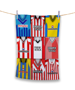 Tea Towel Southampton Classic Kits Montage Retro Shirt Tea Towel