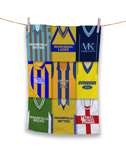 Tea Towel Mansfield Classic Kits Montage Retro Shirt Stags Tea Towel