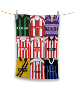 Tea Towel Stoke Classic Kits Montage Retro Shirt Tea Towel