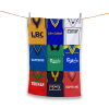 Tea Towel Wimbledon Classic Kits Montage Retro Shirt Tea Towel