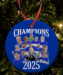 Birmingham City Champions 2024-25 Christmas Tree Decoration Bauble