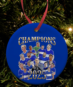 Birmingham City Champions 2024-25 Christmas Tree Decoration Bauble