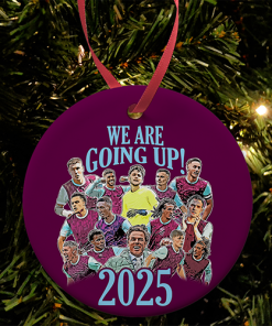 Burnley Promoted 2024-25 Christmas Tree Decoration Bauble