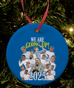Leeds Utd Promoted 2024-25 Christmas Tree Decoration Bauble
