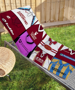 Northampton Classic Kits Montage Retro Shirt Beach Towel