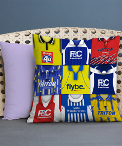 Birmingham Retro Kit Montage Jumbo Football Cushion Classic Kits