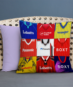 Forest Retro Kit Montage Jumbo Football Cushion Classic Kits