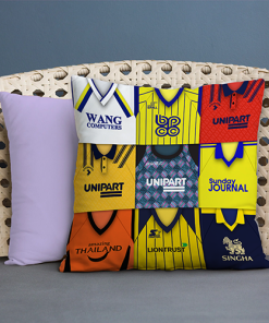 Oxford Utd Retro Kit Montage Jumbo Football Cushion Classic Kits
