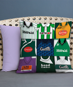 Plymouth Argyle Retro Kit Montage Jumbo Football Cushion Classic Kits