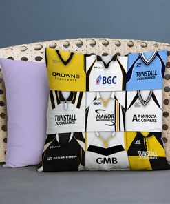 Port Vale Retro Kit Montage Jumbo Football Cushion Classic Kits