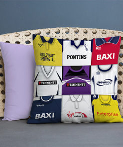 Preston Retro Kit Montage Jumbo Football Cushion Classic Kits