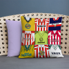 Sunderland Retro Kit Montage Jumbo Football Cushion Classic Kits