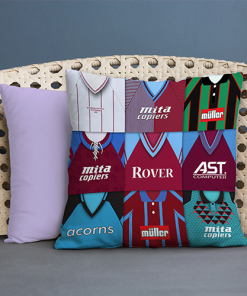 Villa Retro Kit Montage Jumbo Football Cushion Classic Kits