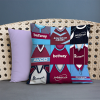 West Ham Retro Kit Montage Jumbo Football Cushion Classic Kits