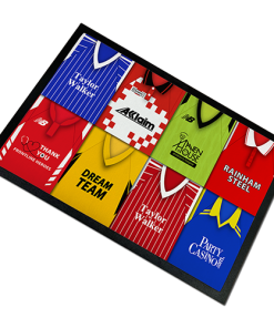 Leyton Orient Retro Kits Montage Door Floor Mat