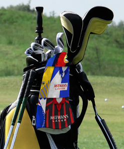 Golf Towel Blackburn Rovers Classic Kits Montage Retro Shirt Golf Towel
