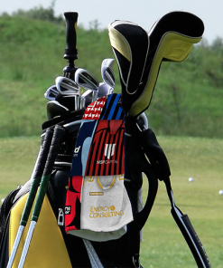Golf Towel Bournemouth Classic Kits Montage Retro Shirt Golf Towel