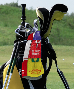 Golf Towel Bristol City Classic Kits Montage Retro Shirt Golf Towel