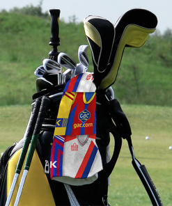 Golf Towel Crystal Palace Classic Kits Montage Retro Shirt Golf Towel