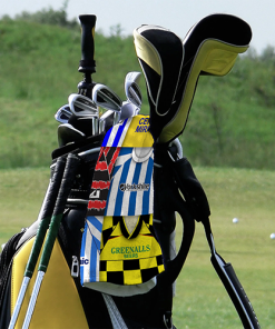 Golf Towel Huddersfield Classic Kits Montage Retro Shirt Golf Towel