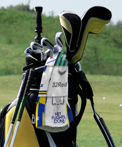 Golf Towel Leeds Classic Kits Montage Retro Shirt Golf Towel