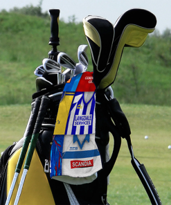 Golf Towel Stockport Classic Kits Montage Retro Shirt Golf Towel