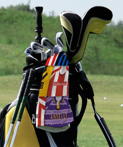 Golf Towel Stoke Classic Kits Montage Retro Shirt Golf Towel