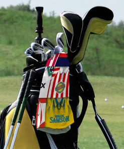 Golf Towel Sunderland Classic Kits Montage Retro Shirt Golf Towel
