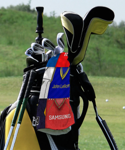Golf Towel Wimbledon Classic Kits Montage Retro Shirt Golf Towel