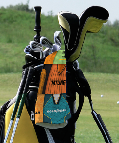 Golf Towel Wolves Classic Kits Montage Retro Shirt Golf Towel