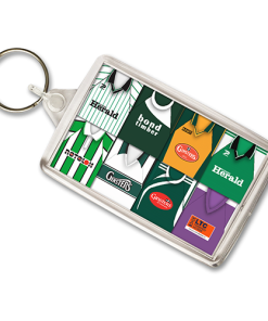 Plymouth Retro Shirt Montage Keyring