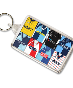 Wycombe Retro Shirt Montage Keyring