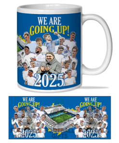 Leeds Utd Promoted 2024-25 Mug