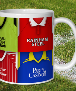 Alternative view of Leyton Orient Retro Shirt Montage Mug